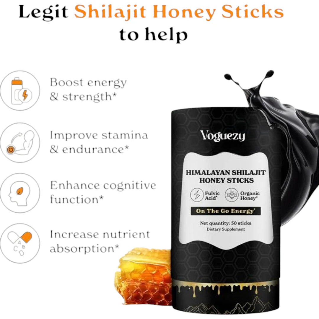Shilajit Raw Honey Sticks