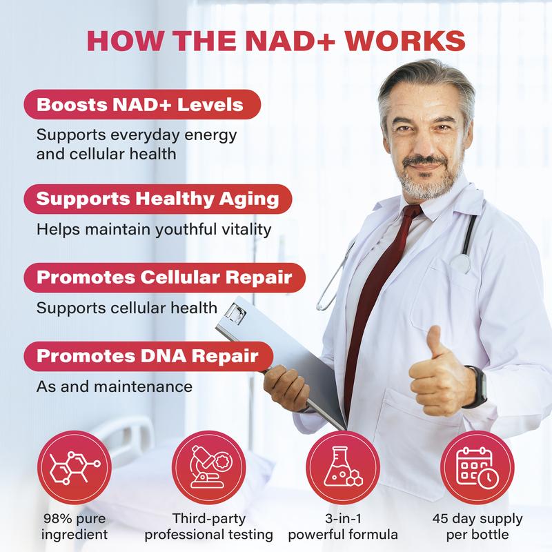 NAD+ Berry Flavor Drink Mix