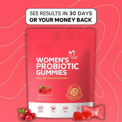 Premium Probiotic Gummies - Cranberry Flavor